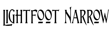 Lightfoot Narrow Font Image