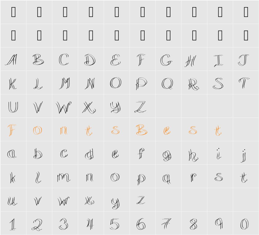 KilimanjaroExpeditionLight Character Map