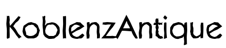 KoblenzAntique Font Image