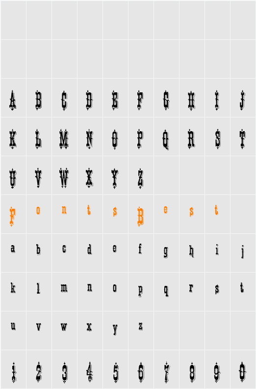 Phidian Character Map