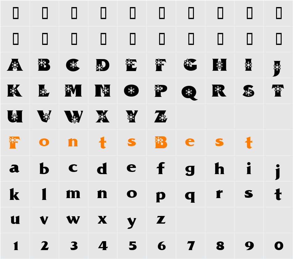 PZ.Snow Character Map