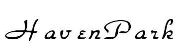 HavenPark   Font Image