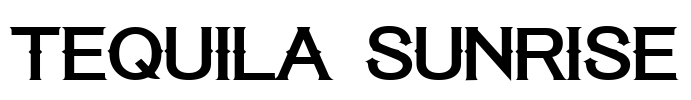 Tequila Sunrise Font Image