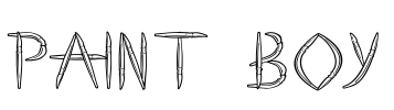 Paint Boy Font Image