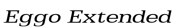 Eggo Extended Font Image