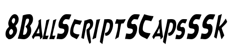 8BallScriptSCapsSSK Font Image