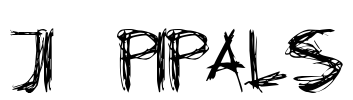 JI-Pipals Font Image