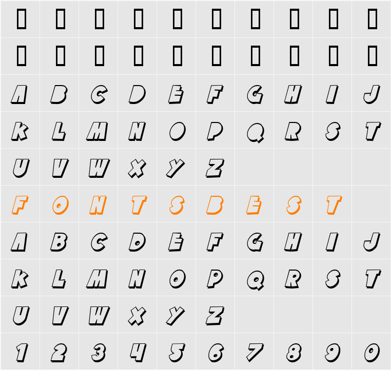 SF Tattle Tales Shadow Character Map