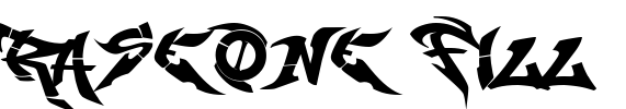 RaseOne Fill Font Image