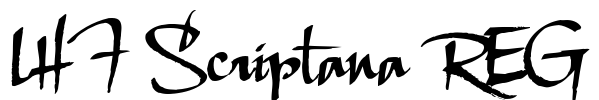 LHF Scriptana REG Font Image