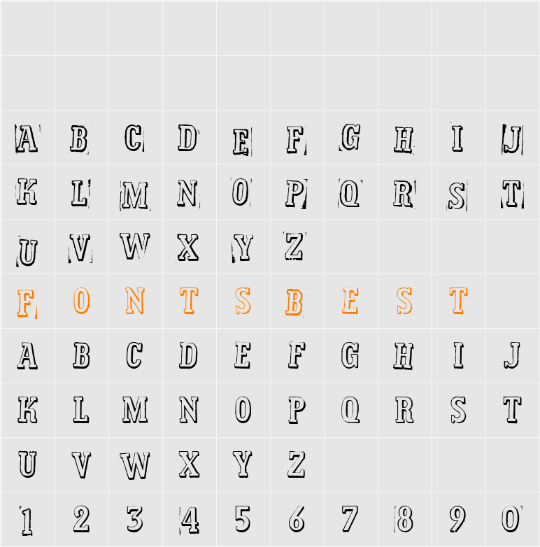 Superior Character Map