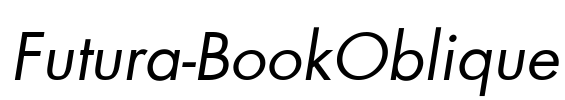 Futura-BookOblique