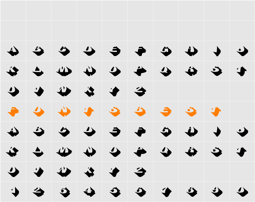 Sumo Character Map