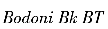 Bodoni Bk BT