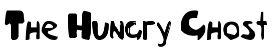 The Hungry Ghost Font Image