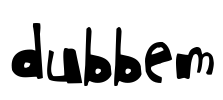 dubbem Font Image