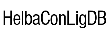 HelbaConLigDB Font Image