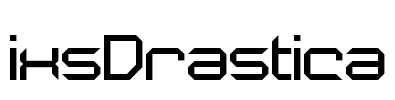 ixsDrastica Font Image