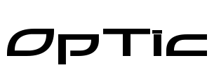 OpTic Font Image