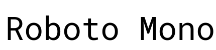 Roboto Mono