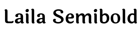 Laila Semibold Font Image