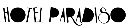 HOTEL PARADISO Font Image