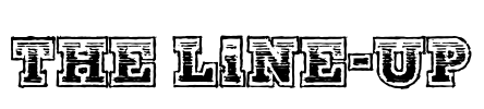 The Line-Up Font Image