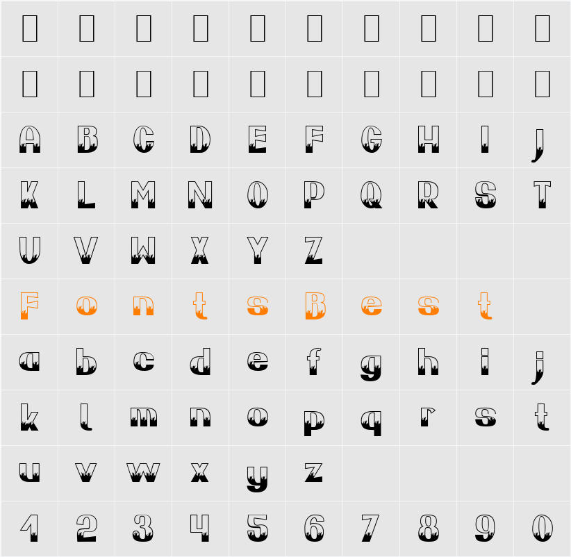 Popfire Becker Character Map