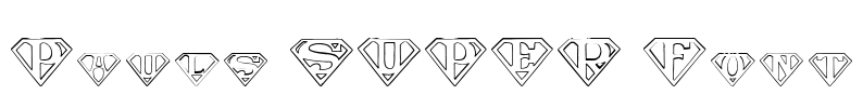 Pauls SUPER Font Font Image