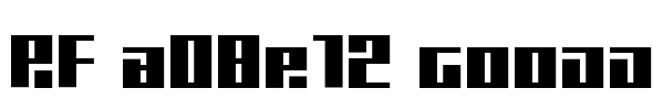 RF b08r12 goodd Font Image