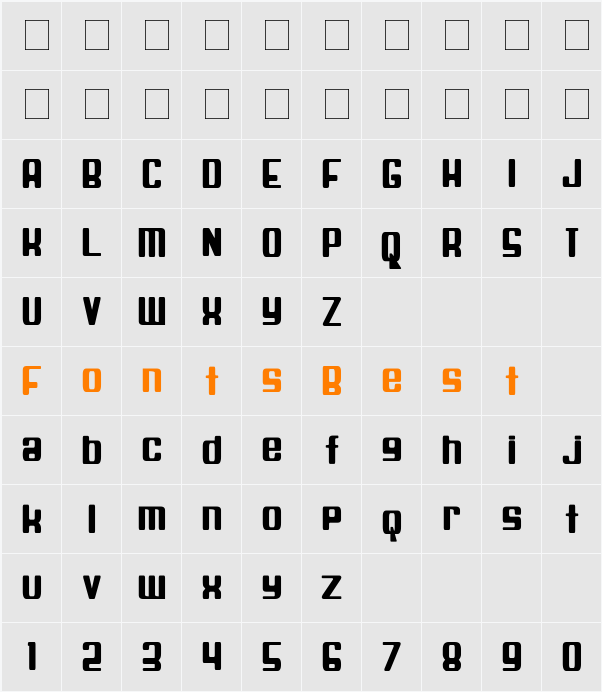 Spaceship Bullet Character Map