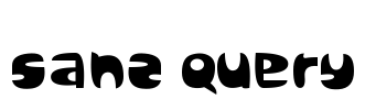 Sanz Query Font Image