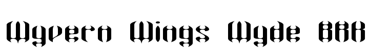 Wyvern Wings Wyde BRK