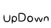 UpDown Font Image