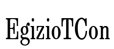EgizioTCon Font Image