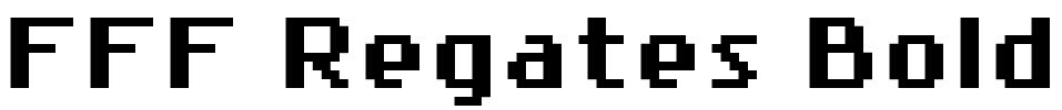 FFF Regates Bold Font Image