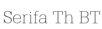 Serifa Th BT