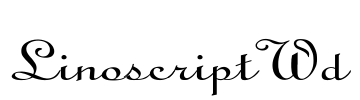 Linoscript Wd