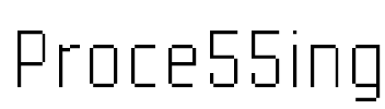 Proce55ing Font Image