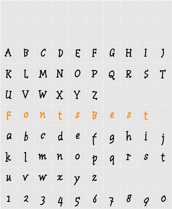 ManTiqua-BlaXX Character Map