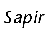 Sapir Font Image
