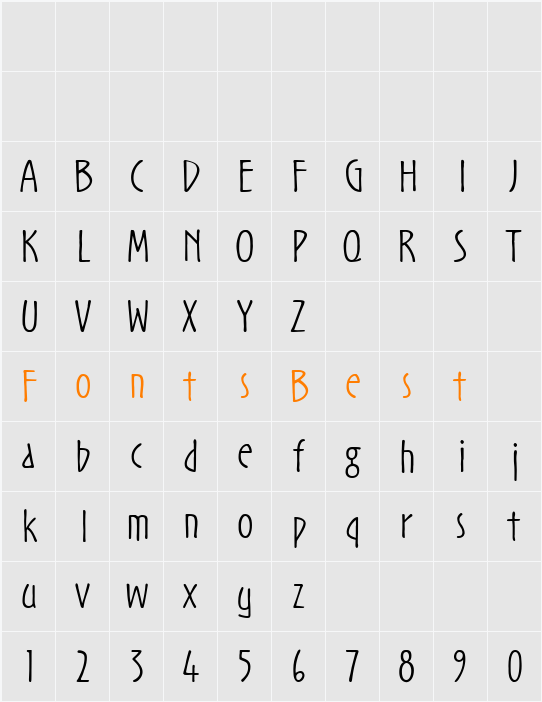 Noovo ITC Character Map