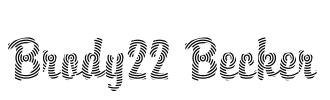Brody22 Becker Font Image