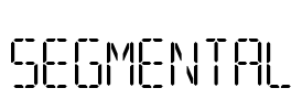 Segmental Font Image