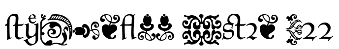 Tyndale Xtra P22 Font Image