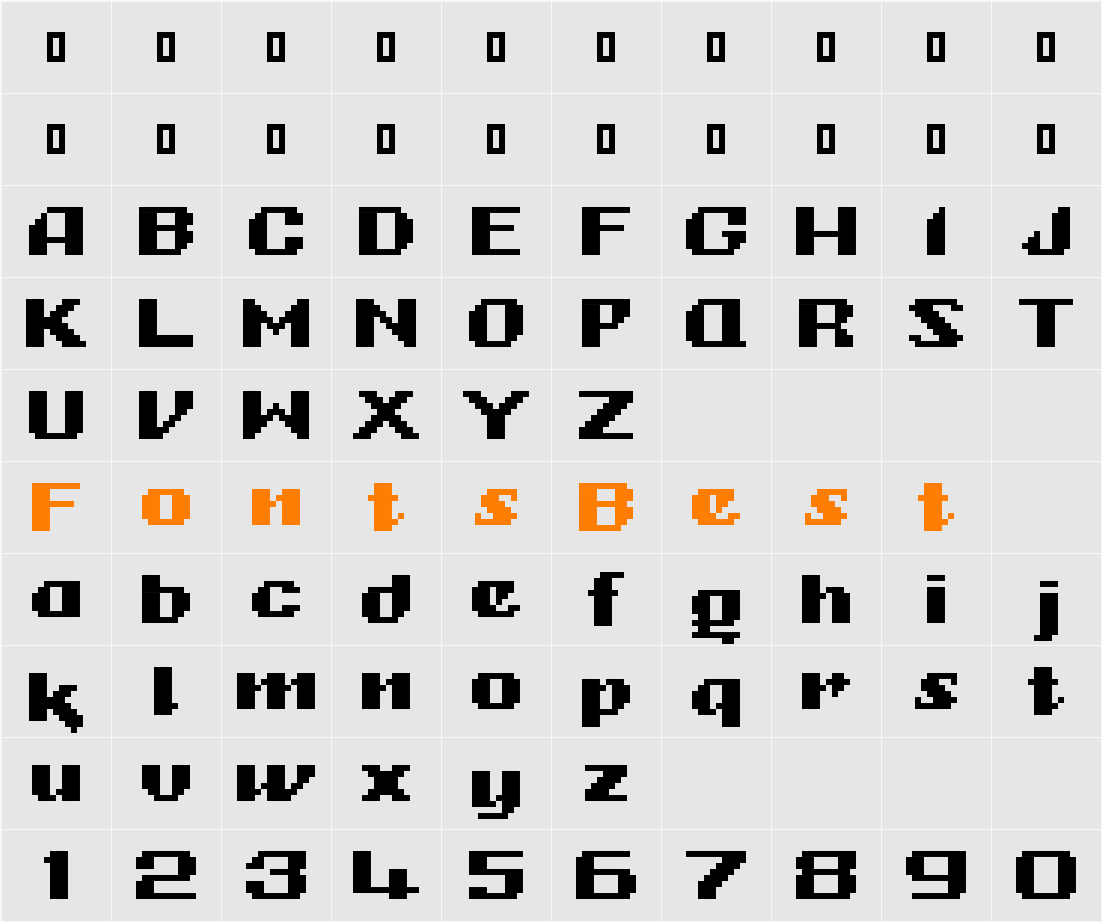 00FanatixMnemonix Character Map
