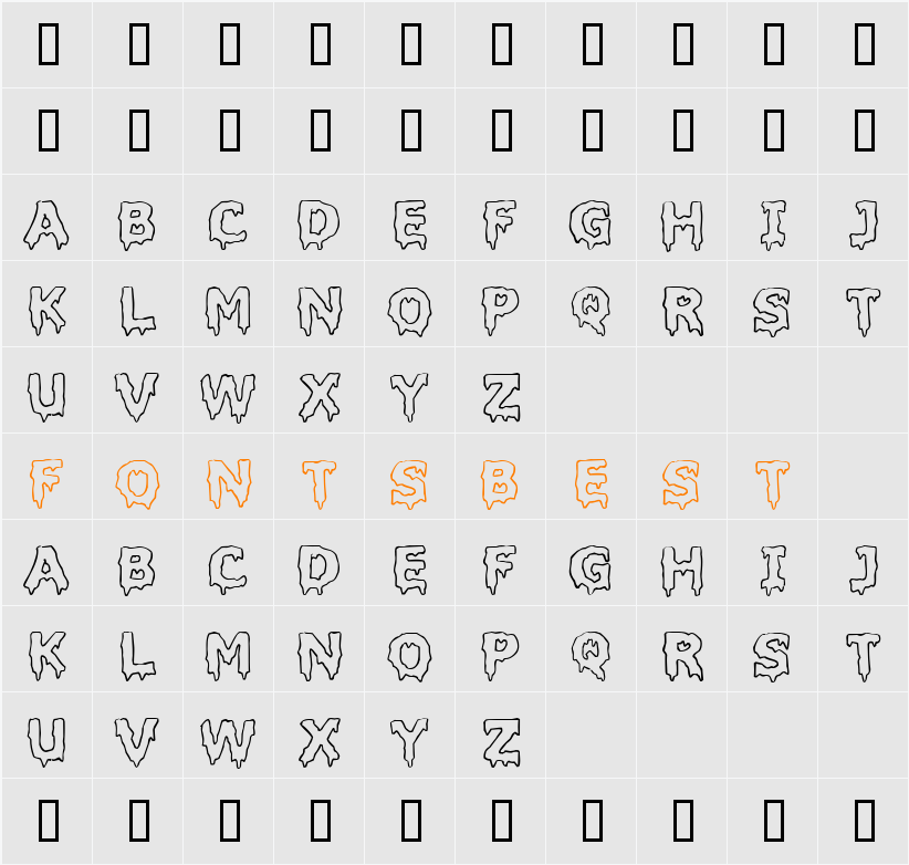 Liquidism Character Map