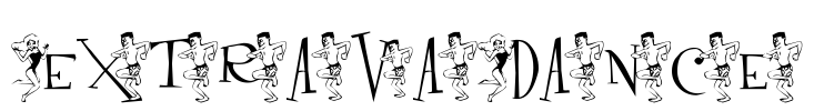ExtravaDance Font Image