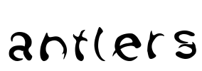 antlers Font Image