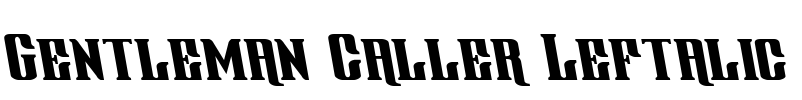 Gentleman Caller Leftalic